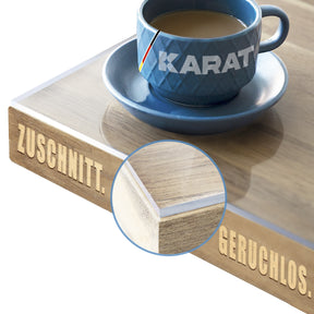 Film de table transparent à coupe droite | Crystal | Film de protection cristallin pour tables | Découpe sur mesure