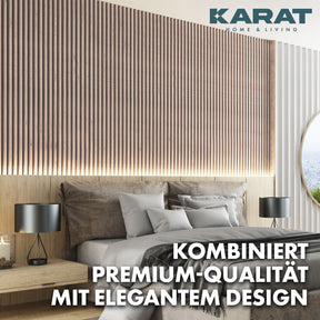 Panneaux acoustiques imitation bois | Design intemporel pour une acoustique agréable dans la pièce | Disponible en 3 designs et 2 tailles