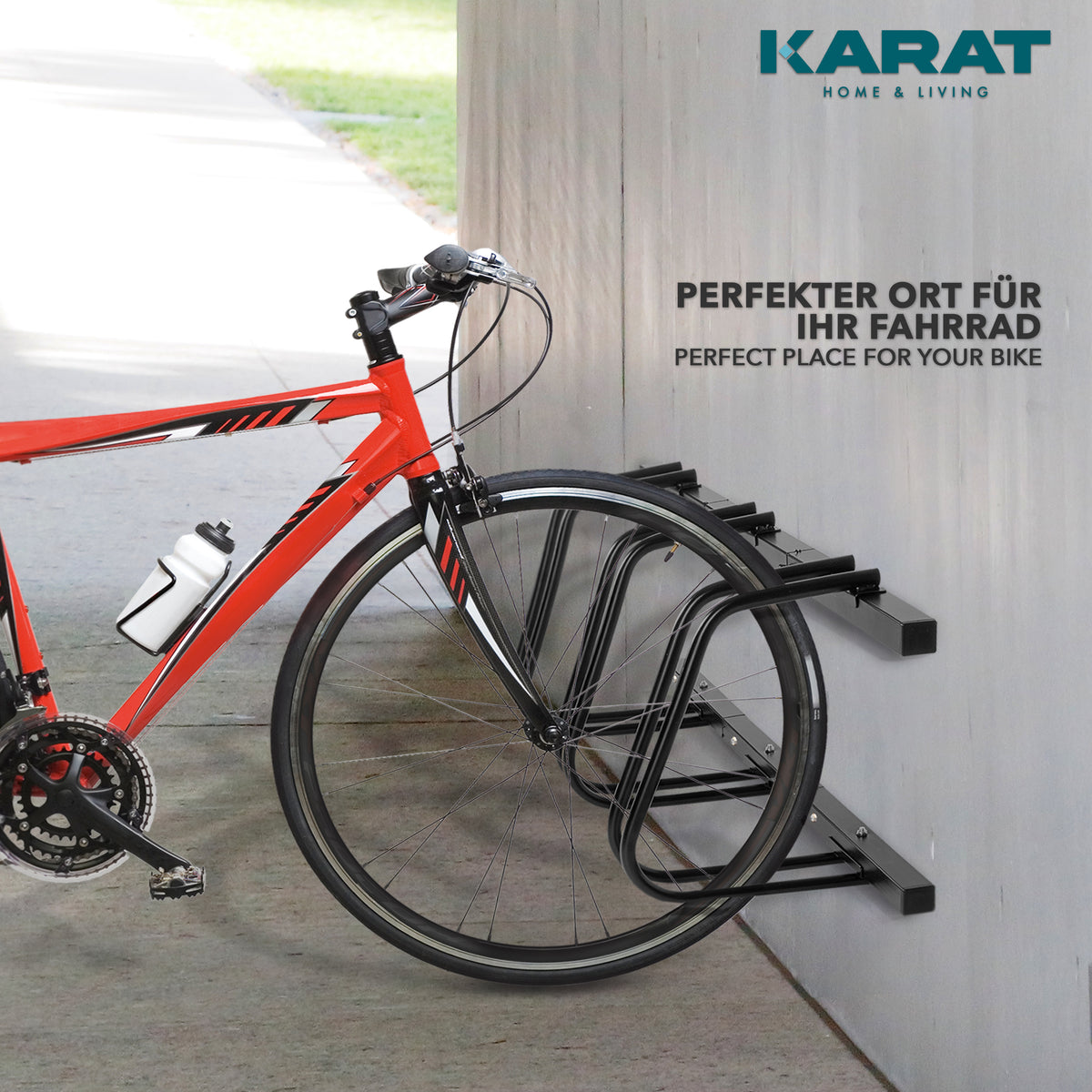 KARAT Supports à vélos Linus pour 6 vélos avec des pneus