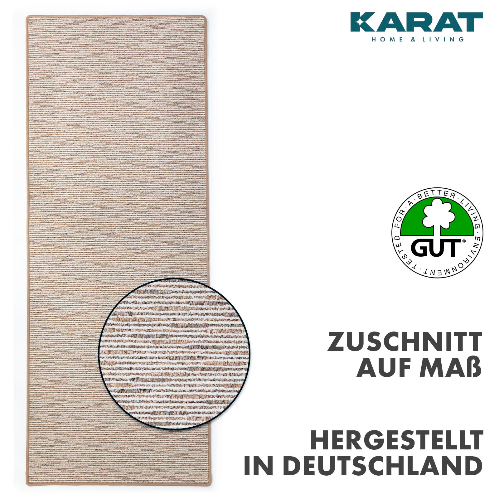 Tapis Couloir | Geneva | Tapis de Passage Moderne pour Salon, Couloir et Chambre