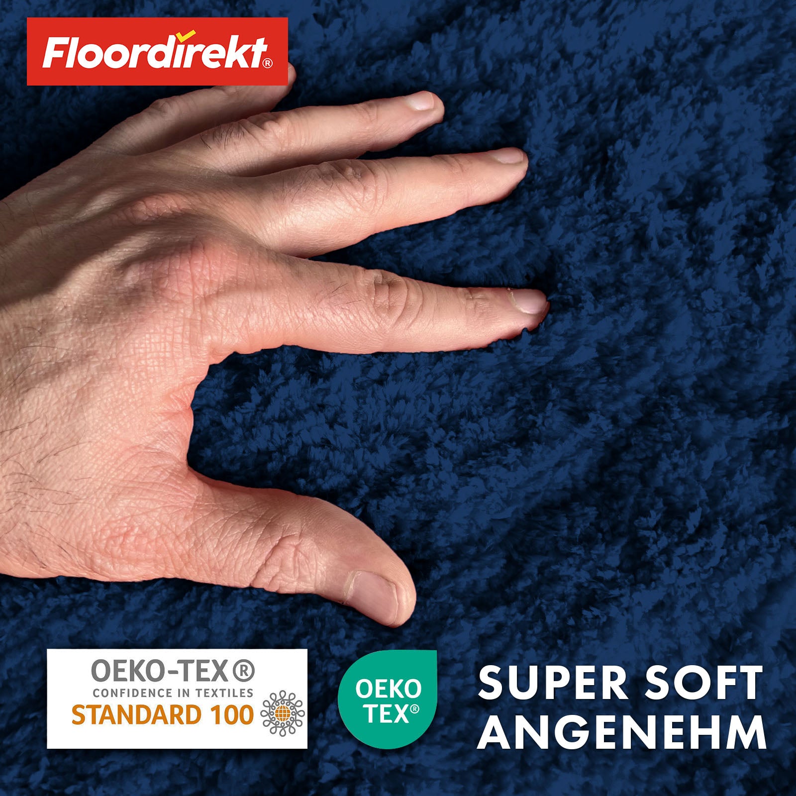Tapis de bain | Sky | Tapis de bain rond | Confort dense et moelleux pour votre maison