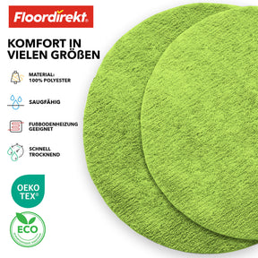Tapis de bain | Sky | Tapis de bain rond | Confort dense et moelleux pour votre maison