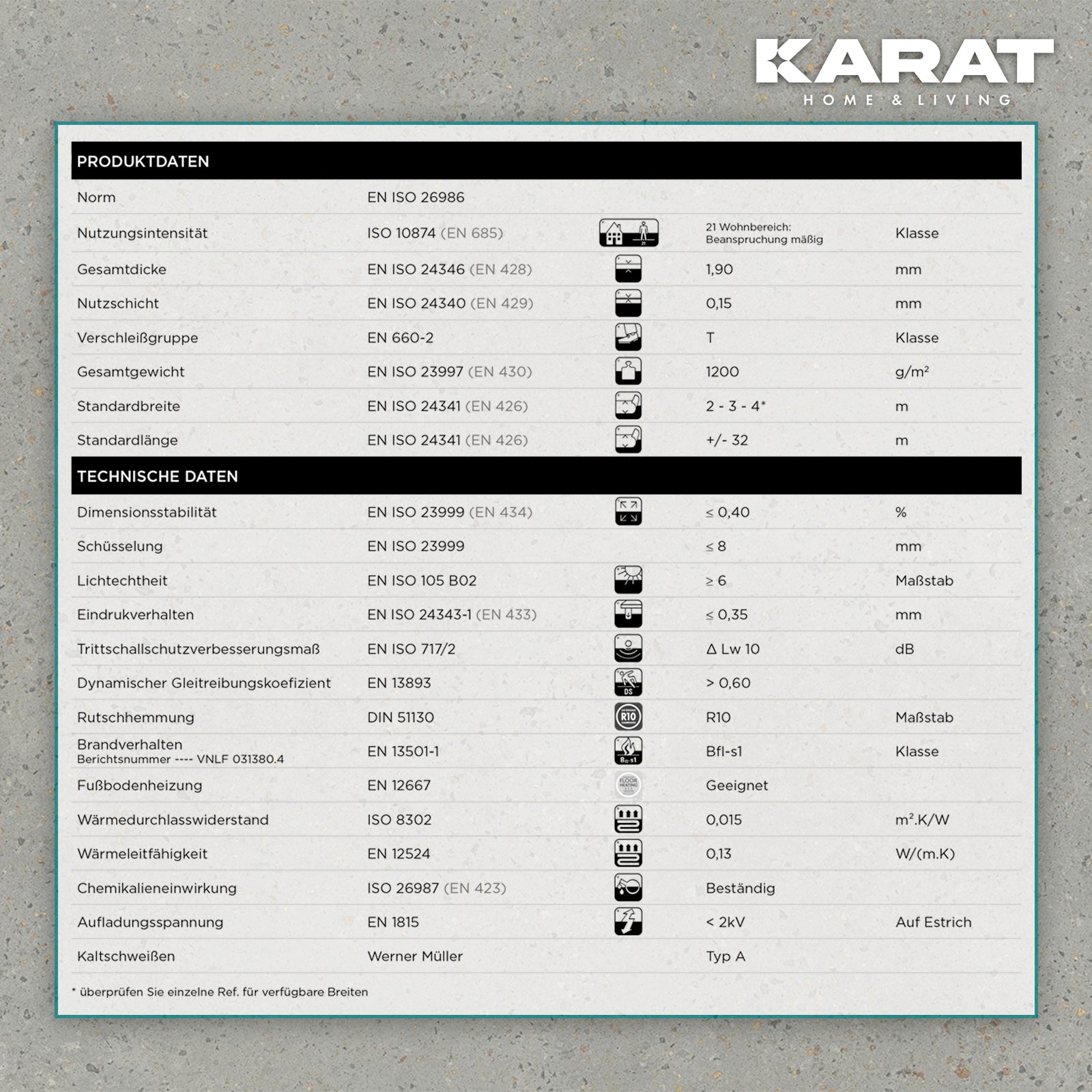 Revêtement CV | Zaragoza 193L | Revêtement CV élégant pour un confort et une qualité durables