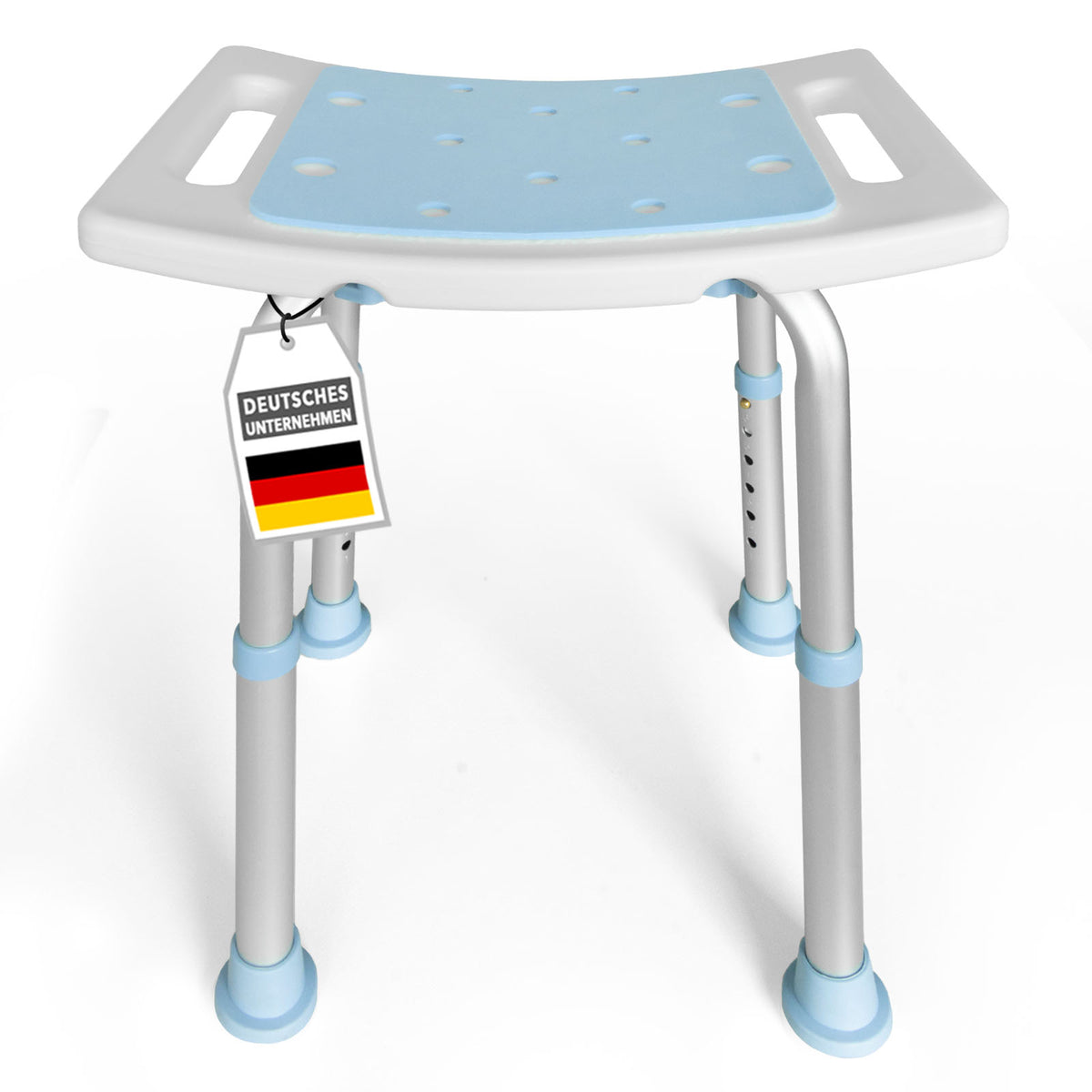 Tabouret de douche et de bain | Nora | Siège réglable en hauteur, antidérapant et durable pour le bain et la douche