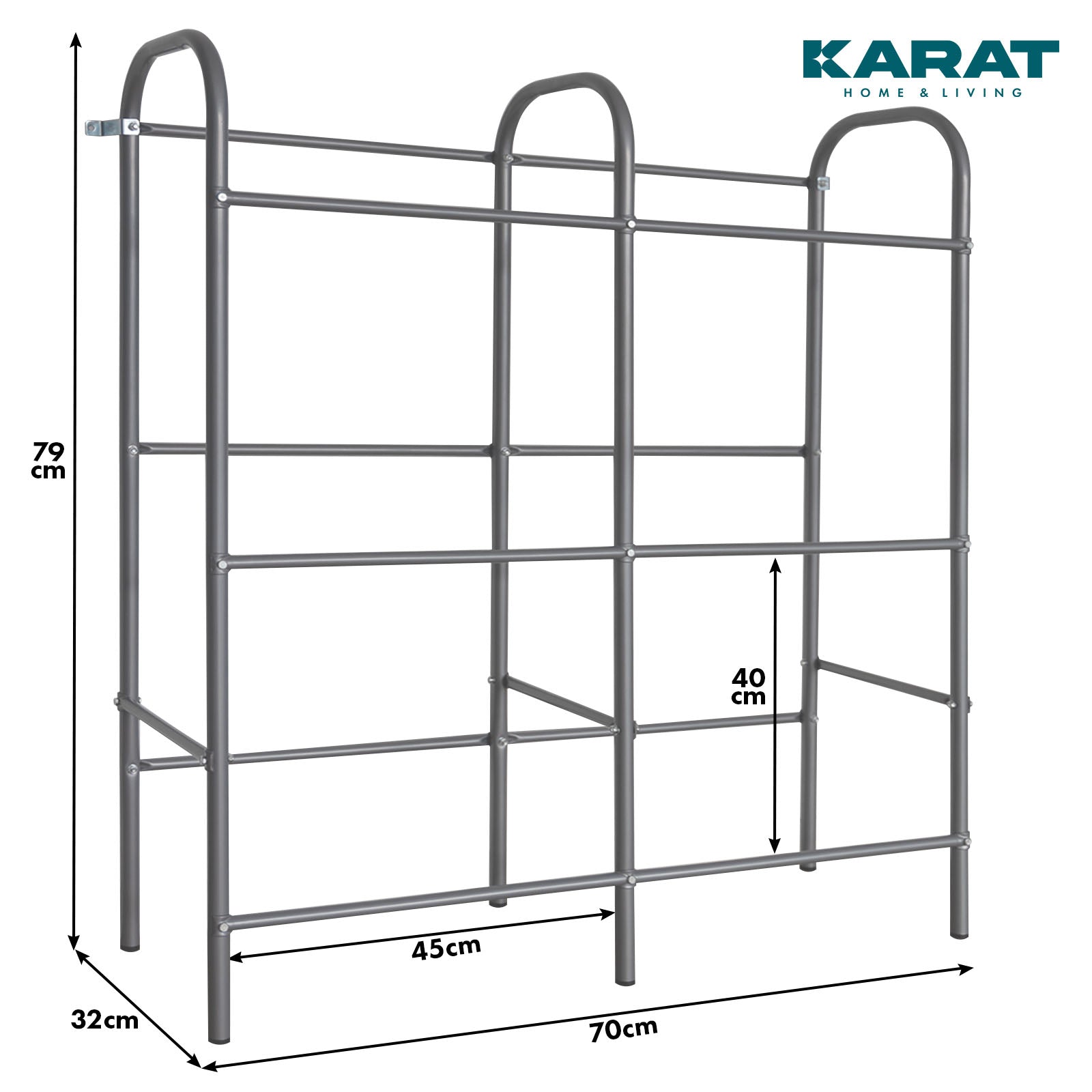 T1_96 x 32,5 x 115,5 cm | Pour 6 caisses