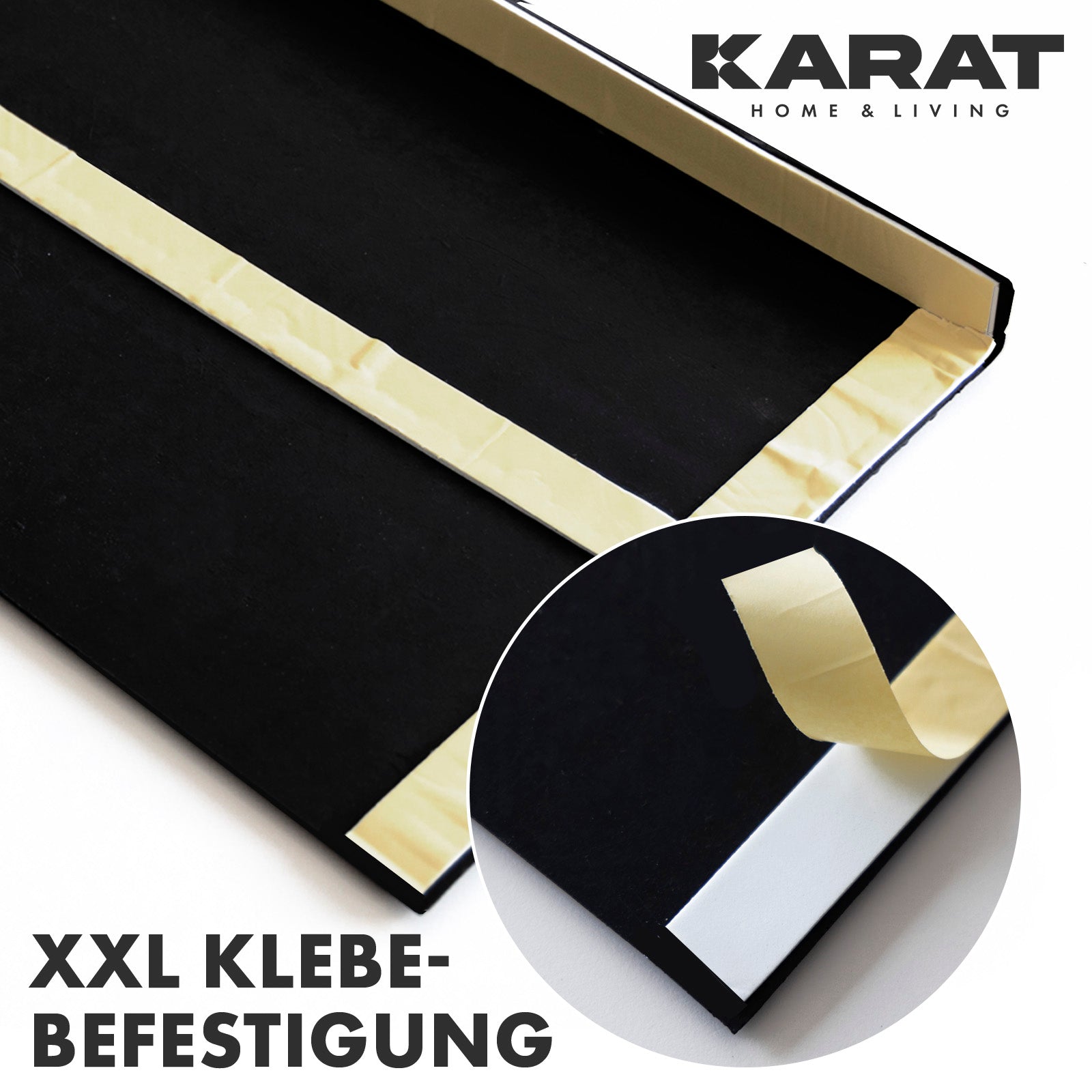 Lot De 5 Tapis D'escalier Antidérapants 75x25 Cm - Caoutchouc Noir, Pour Intérieur/extérieur, épaisseur 0,5 Cm - 3