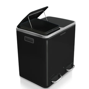 Poubelle en Métal à Pédale et Couvercle | Felix | Option de Tri | Disponible en 5 Couleurs | 30 ou 60 Litres