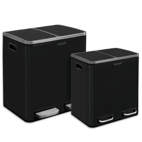 Poubelle en Métal à Pédale et Couvercle | Felix | Option de Tri | Disponible en 5 Couleurs | 30 ou 60 Litres