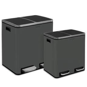 Poubelle en Métal à Pédale et Couvercle | Felix | Option de Tri | Disponible en 5 Couleurs | 30 ou 60 Litres