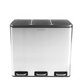 Poubelle en Métal à Pédale et Couvercle | Felix | Option de Tri | Disponible en 5 Couleurs | 30 ou 60 Litres