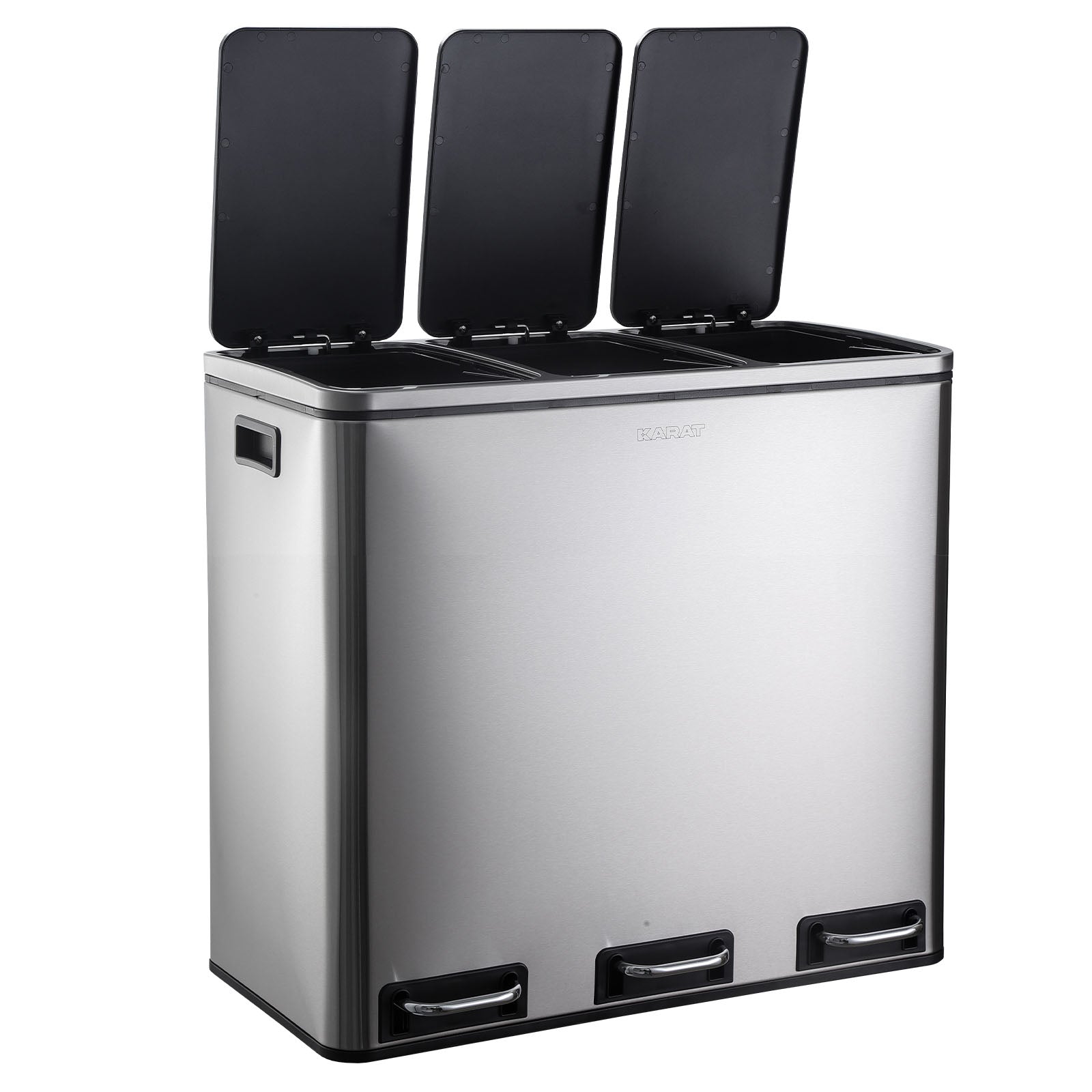 Poubelle en Métal à Pédale et Couvercle | Felix | Option de Tri | Disponible en 5 Couleurs | 30 ou 60 Litres