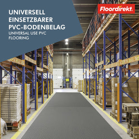 Revêtement de sol en PVC | Hexagon | Sol en vinyle robuste de 2 mm, facile d'entretien et antidérapant | Disponible en plusieurs couleurs