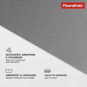 Revêtement de sol en PVC | Hexagon | Sol en vinyle robuste de 2 mm, facile d'entretien et antidérapant | Disponible en plusieurs couleurs