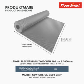 Revêtement de sol en PVC | Hexagon | Sol en vinyle robuste de 2 mm, facile d'entretien et antidérapant | Disponible en plusieurs couleurs