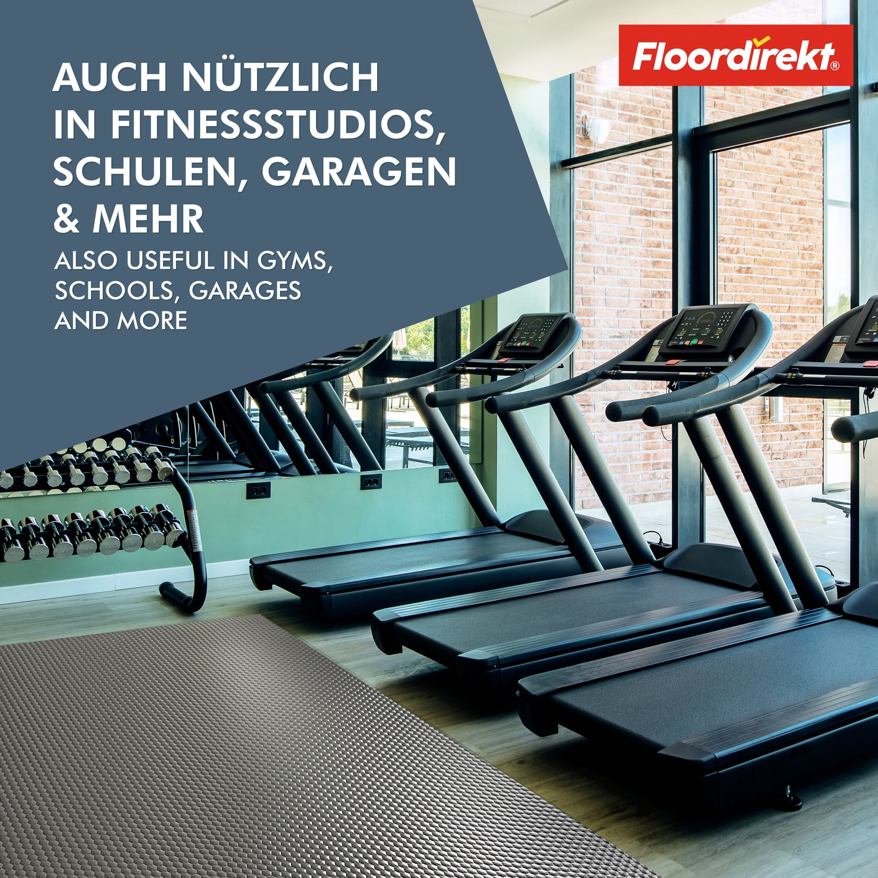 Revêtement de sol en PVC | Hexagon | Sol en vinyle robuste de 2 mm, facile d'entretien et antidérapant | Disponible en plusieurs couleurs