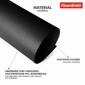 Revêtement de sol en PVC | Hexagon | Sol en vinyle robuste de 2 mm, facile d'entretien et antidérapant | Disponible en plusieurs couleurs