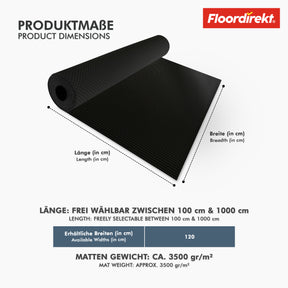 Revêtement de sol en PVC | Hexagon | Sol en vinyle robuste de 2 mm, facile d'entretien et antidérapant | Disponible en plusieurs couleurs