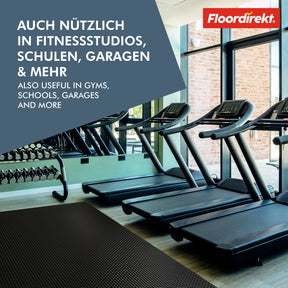 Revêtement de sol en PVC | Hexagon | Sol en vinyle robuste de 2 mm, facile d'entretien et antidérapant | Disponible en plusieurs couleurs