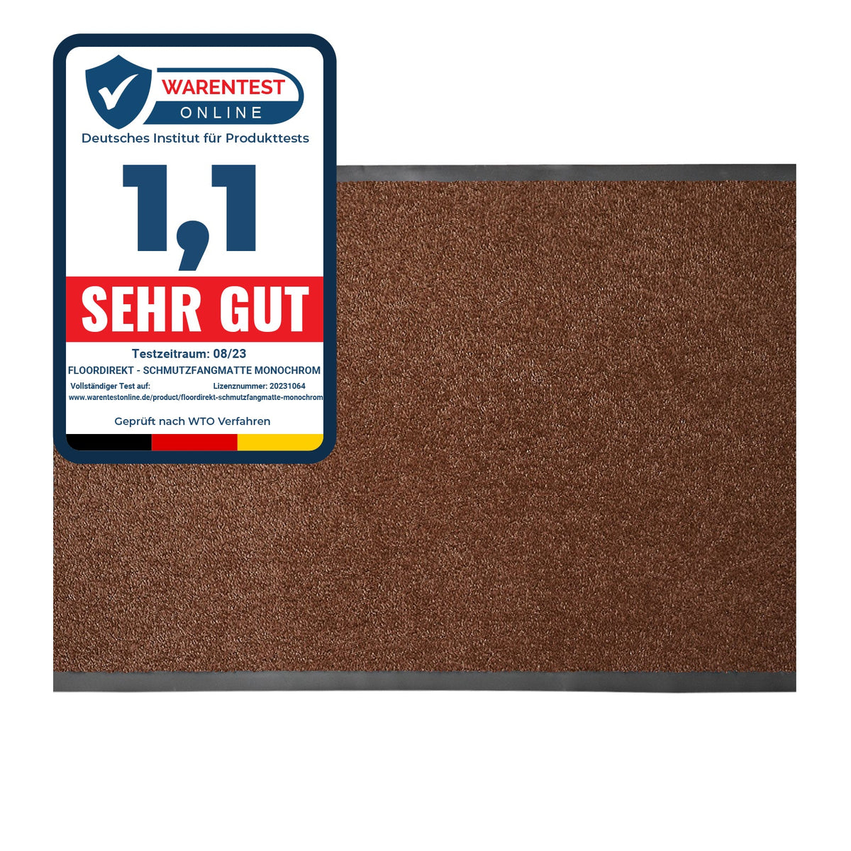 ✂ Tapis anti-saletés Monochrom | Couleurs brillantes | Sur mesure