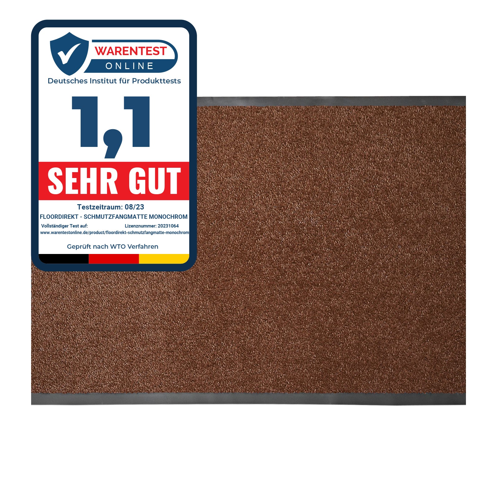 ✂ Tapis anti-saletés Monochrom | Couleurs brillantes | Sur mesure