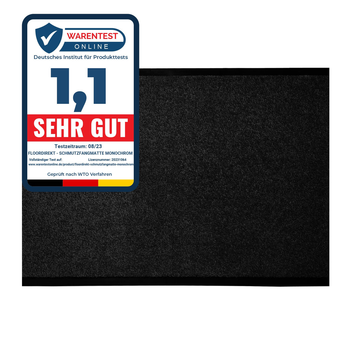 ✂ Tapis anti-saletés Monochrom | Couleurs brillantes | Sur mesure