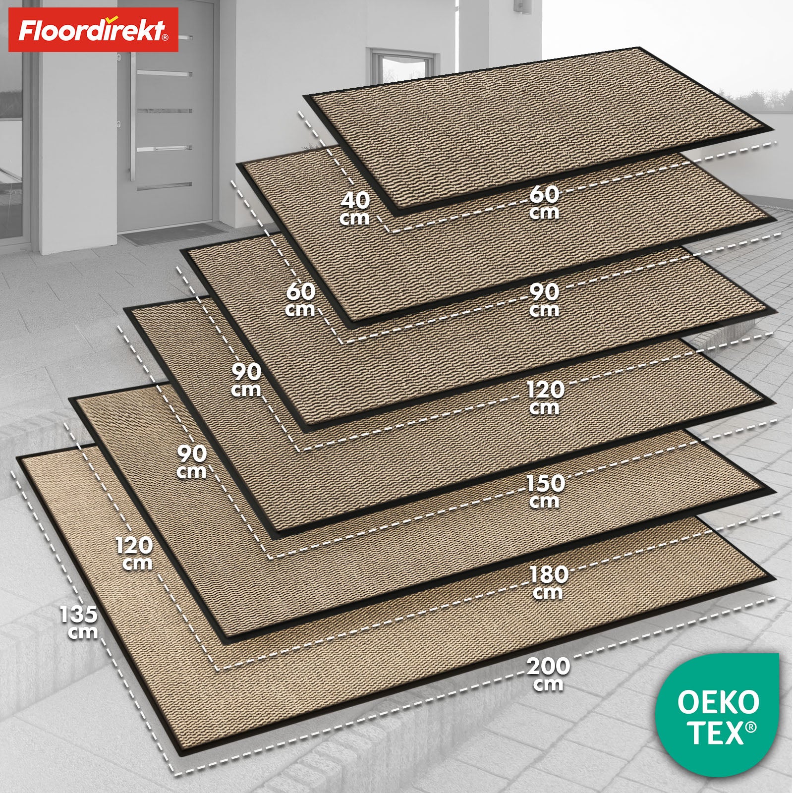 Tapis de propreté | SKY Novo | Avec envers unique en TPE pour une adhérence et une durabilité maximales