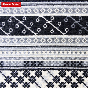 Tapis de passage sur mesure | Mykonos | Chaîné, antidérapant & idéal pour le couloir, la cuisine ou l'entrée