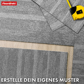 Dalles de moquette | Zürich | 50 x 50 cm | Idéal pour le bureau et la maison | Dalles design de haute qualité en 4 couleurs