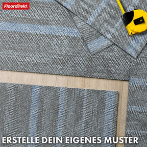 Dalles de moquette | Zürich | 50 x 50 cm | Idéal pour le bureau et la maison | Dalles design de haute qualité en 4 couleurs