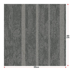 Dalles de moquette | Zürich | 50 x 50 cm | Idéal pour le bureau et la maison | Dalles design de haute qualité en 4 couleurs