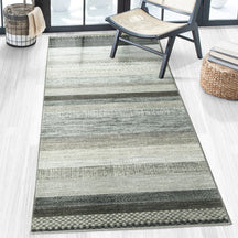 Tapis de passage sur mesure | Naxos | Antidérapant, résistant & facile d'entretien | Nombreuses variantes de couleurs dans un style moderne