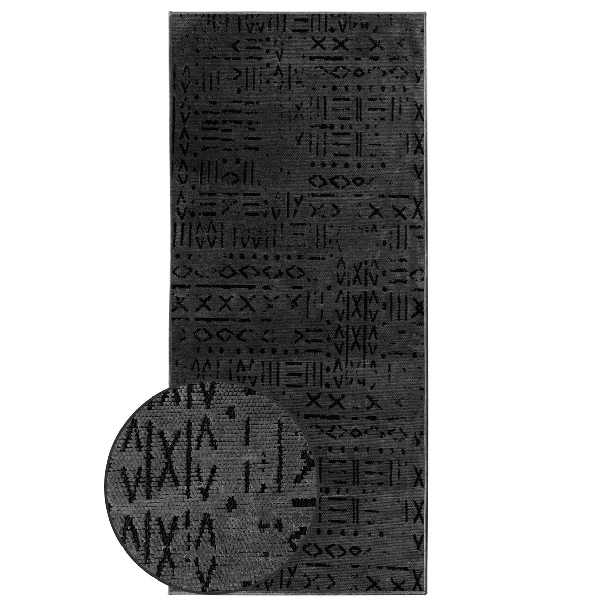 ✂ Tapis de passage sur mesure | Vena | Tissage jacquard de haute qualité avec motifs | Velours de coton agréablement doux | Disponible en plusieurs couleurs