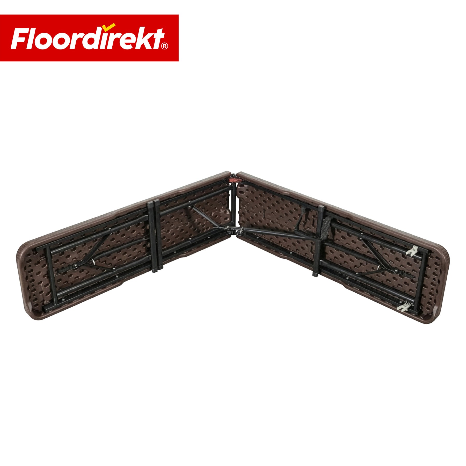 Banc de jardin | Kagawa | Banc pliant résistant aux intempéries 183 cm en brun pour jardin, balcon & événements