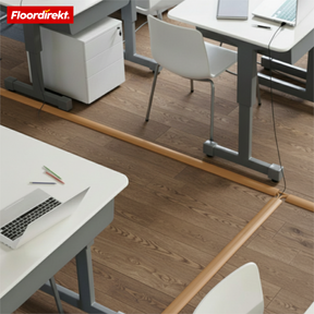 Goulotte de sol | Cable Guard | Protection antidérapante pour câbles & anti-trébuchement | Flexible, découpable & pour 2 câbles jusqu’à 8 mm Ø