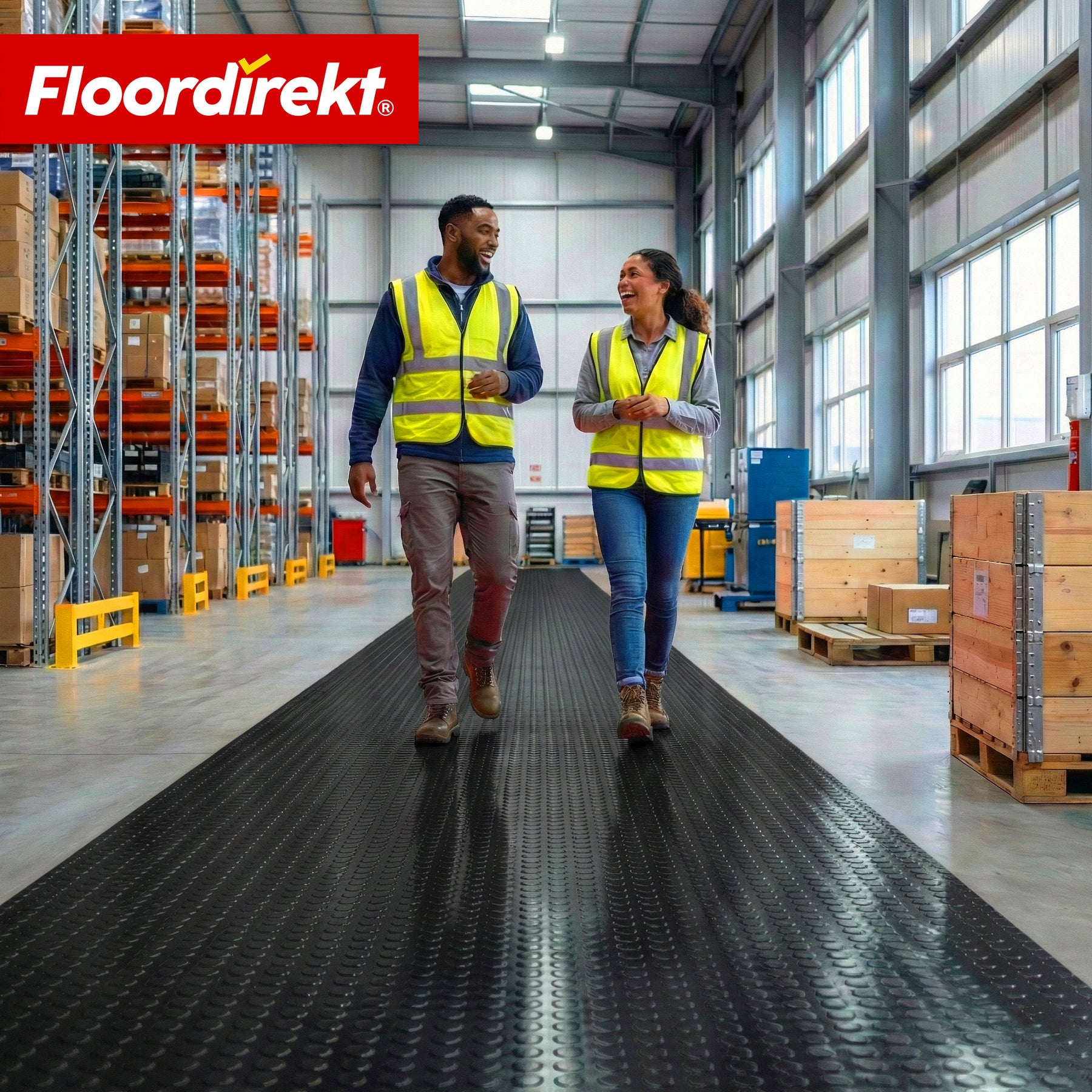 PVC-revêtement de sol | Coin Mirror | Aspect coin à pastilles plates | Antidérapant & facile d’entretien | Au mètre / découpe sur mesure | Largeur 110 cm