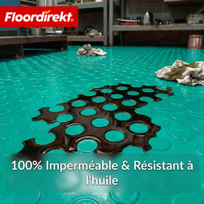 PVC-revêtement de sol | Coin Mirror | Aspect coin à pastilles plates | Antidérapant & facile d’entretien | Au mètre / découpe sur mesure | Largeur 110 cm