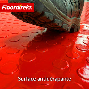 PVC-revêtement de sol | Coin Mirror | Aspect coin à pastilles plates | Antidérapant & facile d’entretien | Au mètre / découpe sur mesure | Largeur 110 cm