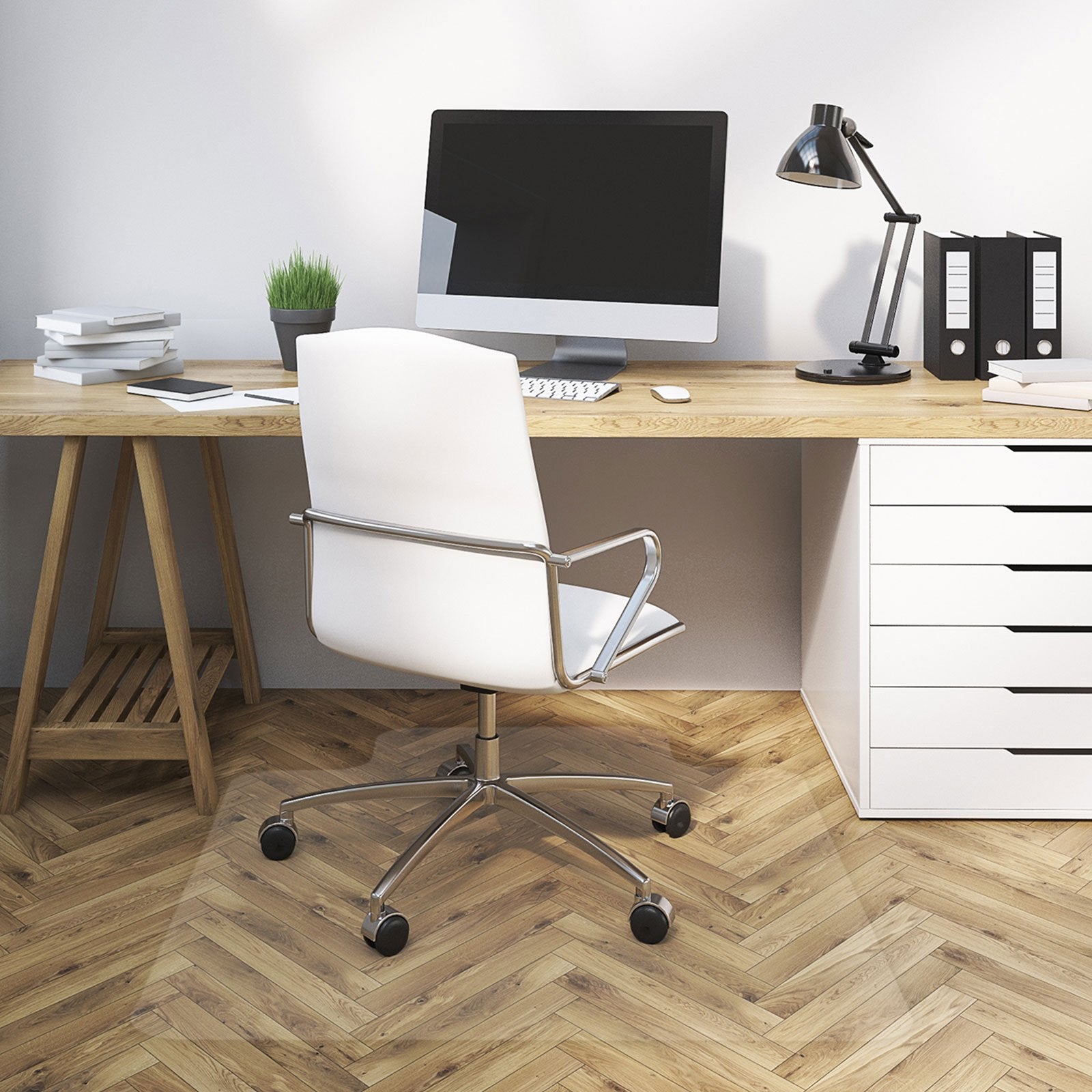 ✂ Tapis de protection Neo pour sols durs | Vinyle | Transparent