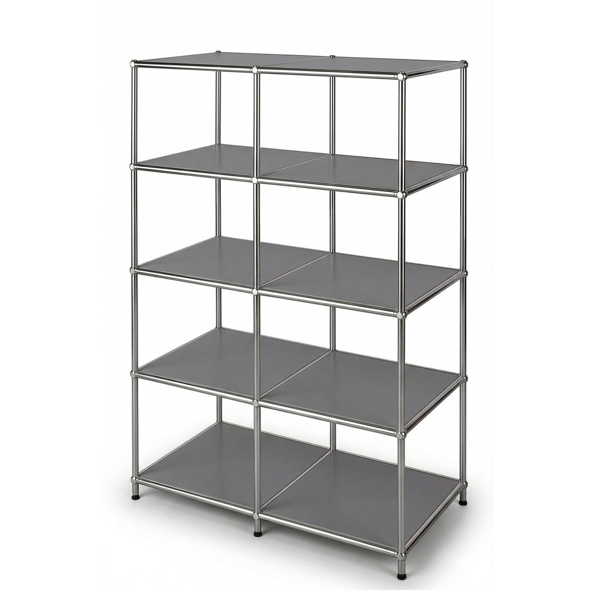 Étagère métallique | Concept Epure MK-015 | Étagère ouverte avec 5 niveaux | Étagère cuisine, bureau & salon
