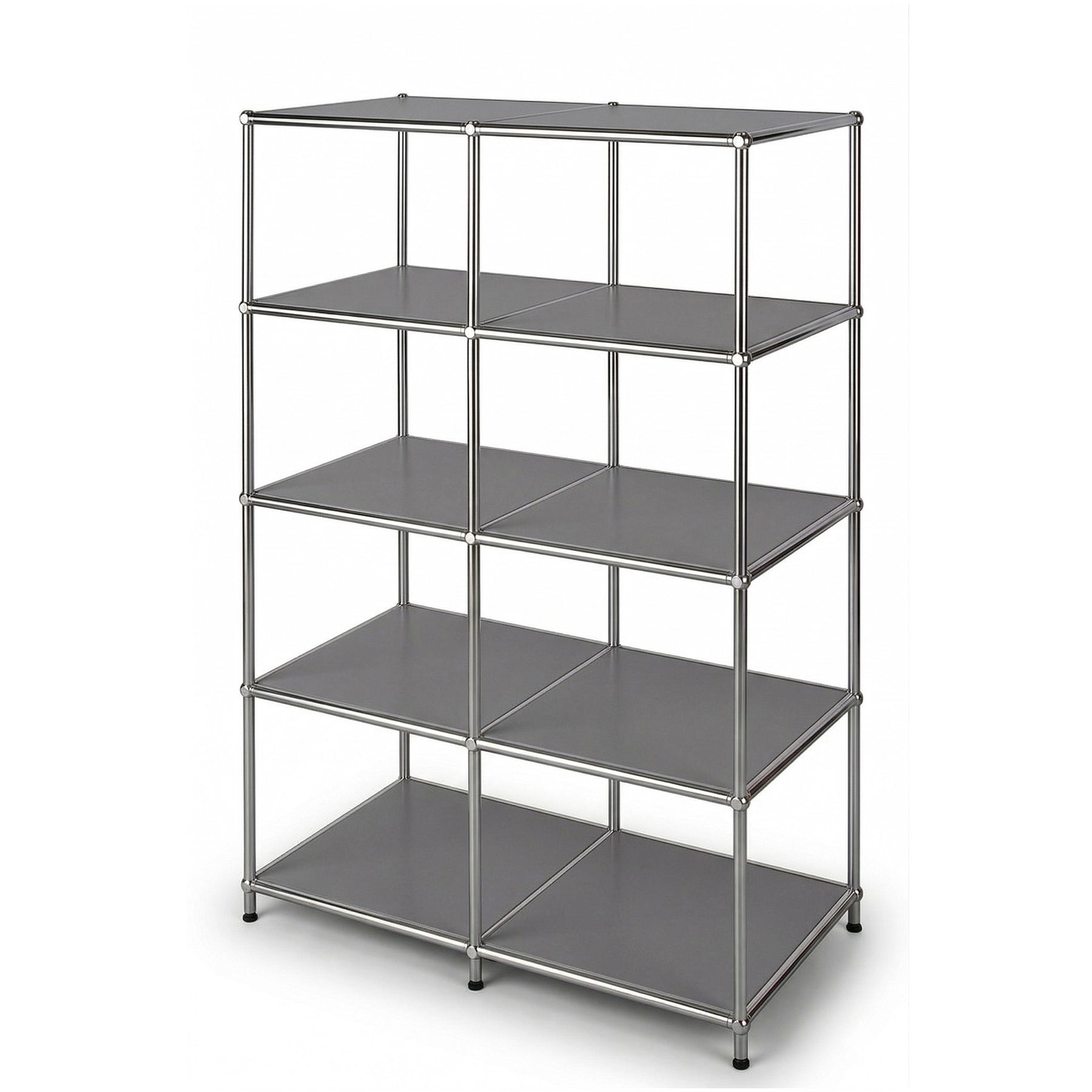 Étagère métallique | Concept Epure MK-015 | Étagère ouverte avec 5 niveaux | Étagère cuisine, bureau & salon