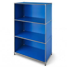 Étagère en métal | Concept Épure MK-101 | Étagère sur pied à 4 niveaux | Bibliothèque avec parois latérales | Étagère de rangement moderne