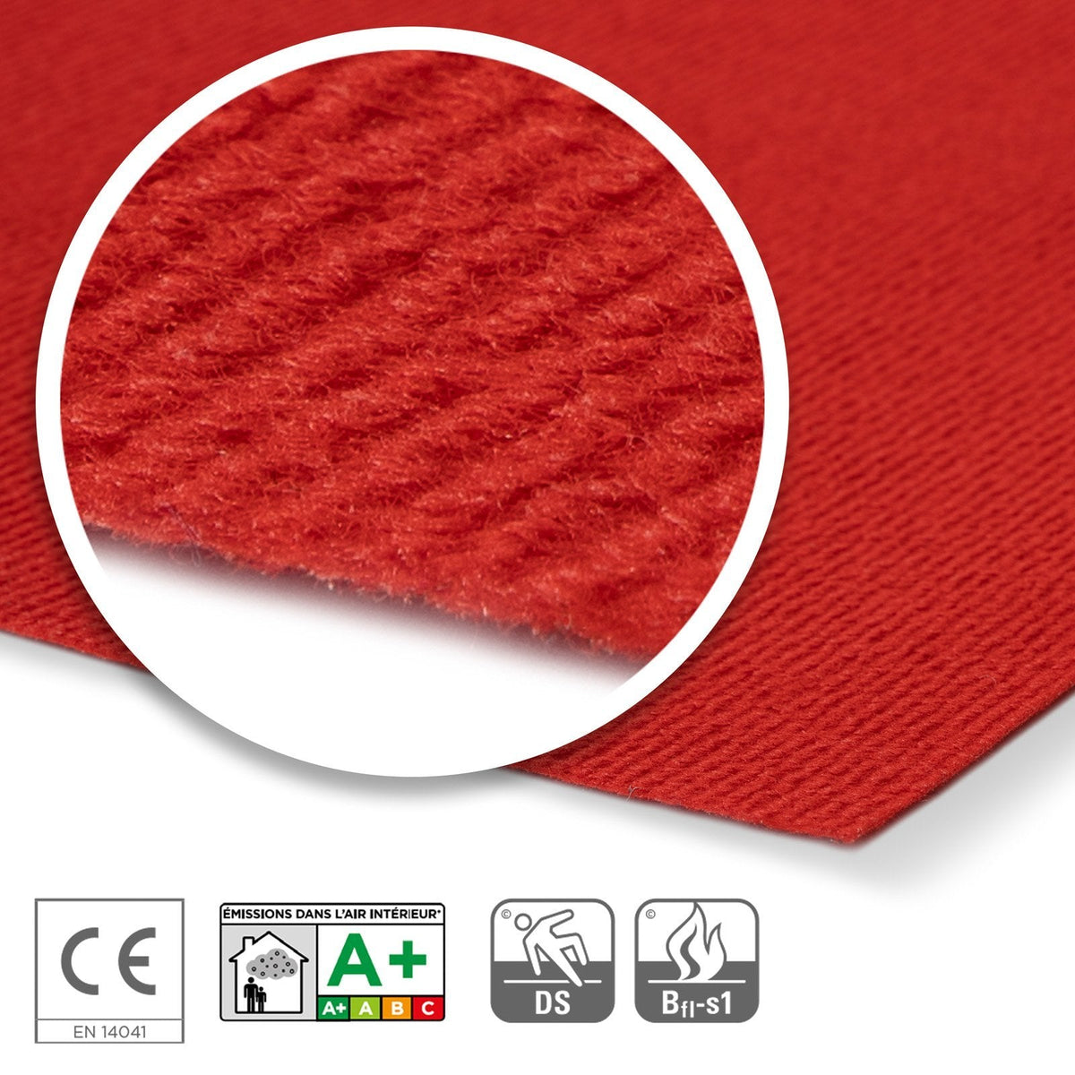 ✂ Tapis pour événements et salons sur mesure | Sintra | 2 largeurs | 14 couleurs
