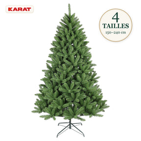 Sapin de Noël artificiel | Evergreen | Aspect sapin dense avec pied en métal | 150–240 cm