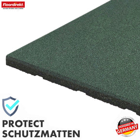 Tapis de protection contre les chutes | Play Protect | Protection de sol antidérapante et robuste en caoutchouc | Différentes épaisseurs et couleurs | 50 x 50 cm