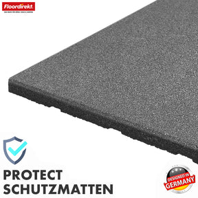 Tapis de protection contre les chutes | Play Protect | Protection de sol antidérapante et robuste en caoutchouc | Différentes épaisseurs et couleurs | 50 x 50 cm