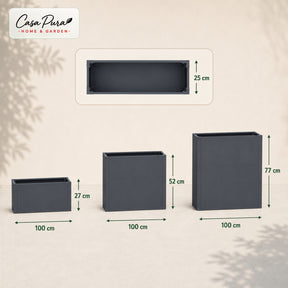 T3_Anthracite - 100 × 25 × 27 cm