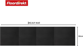 Tapis de protection pour câbles en caoutchouc | Finement nervuré | Antidérapant, épaisseur 3 mm | Pont de câbles idéal pour les manifestations et événements