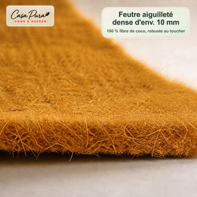 Natte coco sur mesure | 100 % fibre de coco | Protection hivernale & plantes | Largeur 100 cm