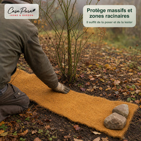 Natte coco sur mesure | 100 % fibre de coco | Protection hivernale & plantes | Largeur 100 cm