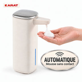 Distributeur automatique de savon mousse | Liora | Sans contact avec capteur, batterie USB-C & inox | 250 ml